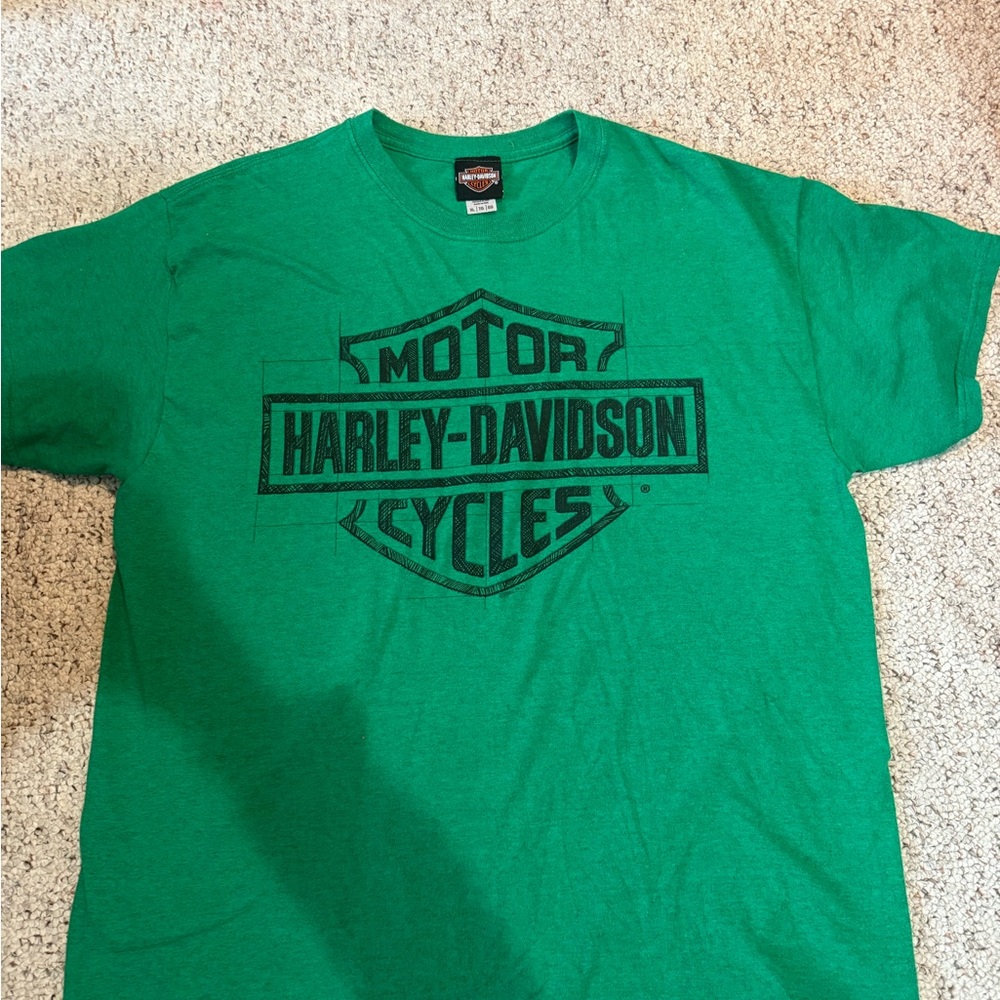 Harley-Davidson Green Men's T-Shirt